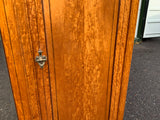 Antique English Satinwood Three Door Wardrobe