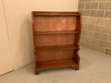 Vintage Teak Open Waterfall Bookcase