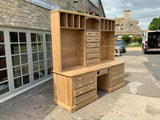 Antique English Pitch Pine Housekeeper Cupboard