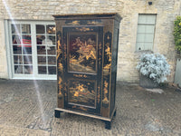 Antique English Chinoiserie Cupboard