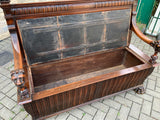 Antique English Walnut Hall bench