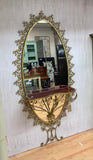 Vintage Italian Hall Console Mirror