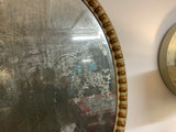 Antique English Oval Mirror