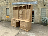 Antique English Pitch Pine Housekeeper Cupboard