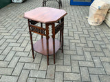 Arts and Crafts walnut side table