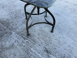 Vintage Metal Industrial Swivel Chair