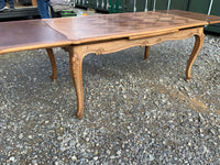 Antique French Oak Extending Table