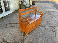Antique French Cherrywood Bench