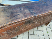 Antique Oak English Coffer