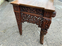 Antique Burmese Teak Console table