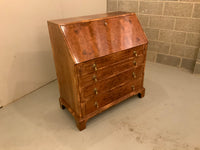 Antique English Burr Walnut Bureau