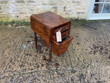 English Antique Mahogany Work Table