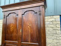 Antique English Oak Housekeeper Cupboard
