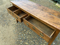 Eighteenth Century English Oak and Ash Dresser Base - NOW SOLD