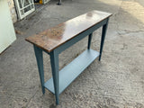 Contemporary Copper Top Hall Table