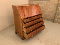 Antique English Burr Walnut Bureau