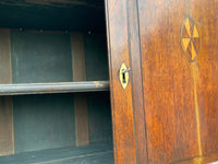 Antique English Oak Housekeeper Cupboard