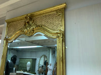 Antique English Gilded Mirror