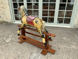 Antique English Wooden Rocking Horse