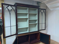 Antique English Mahogany Bookcase