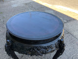 Antique Chinese Round Carved Table