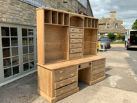 Antique English Pitch Pine Housekeeper Cupboard