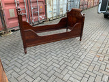 Antique Continental Pair of Mahogany Beds