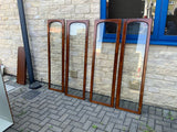 Antique English Mahogany Four Door Bookcase