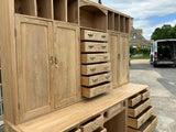 Antique English Pitch Pine Housekeeper Cupboard