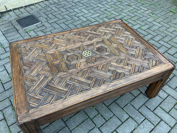 Antique Oriental Hardwood Coffee Table - NOW SOLD