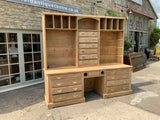 Antique English Pitch Pine Housekeeper Cupboard