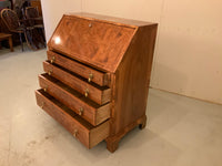 Antique English Burr Walnut Bureau