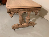 Antique Continental Carved Oak Centre Table