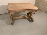 Antique Continental Carved Oak Centre Table