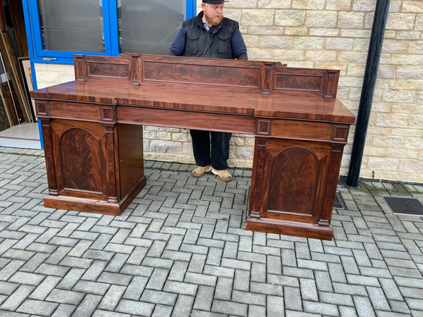 English mahogany sideboard