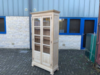 Antique French Ash Two Door Cabinet