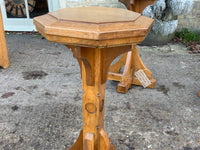 Antique English Oak Pedestal