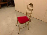 Vintage Solid Brass Side Chair