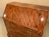 Antique English Burr Walnut Bureau