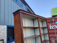 Antique English Mahogany Four Door Bookcase