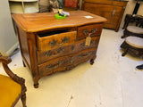 Antique French cherrywood chest