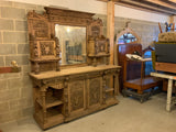 Antique Oak Carved Sideboard