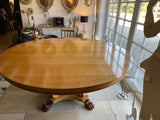 Vintage satinwood round table