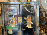 Oriental vintage decorative small cabinet