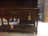 Antique oak three drawer dresser - early 19th C