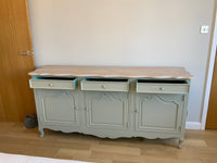 Contemporary three drawer dresser base