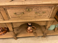 Antique bleached oak dresser