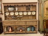 Antique bleached oak dresser