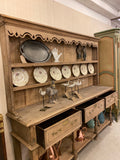 Antique bleached oak dresser